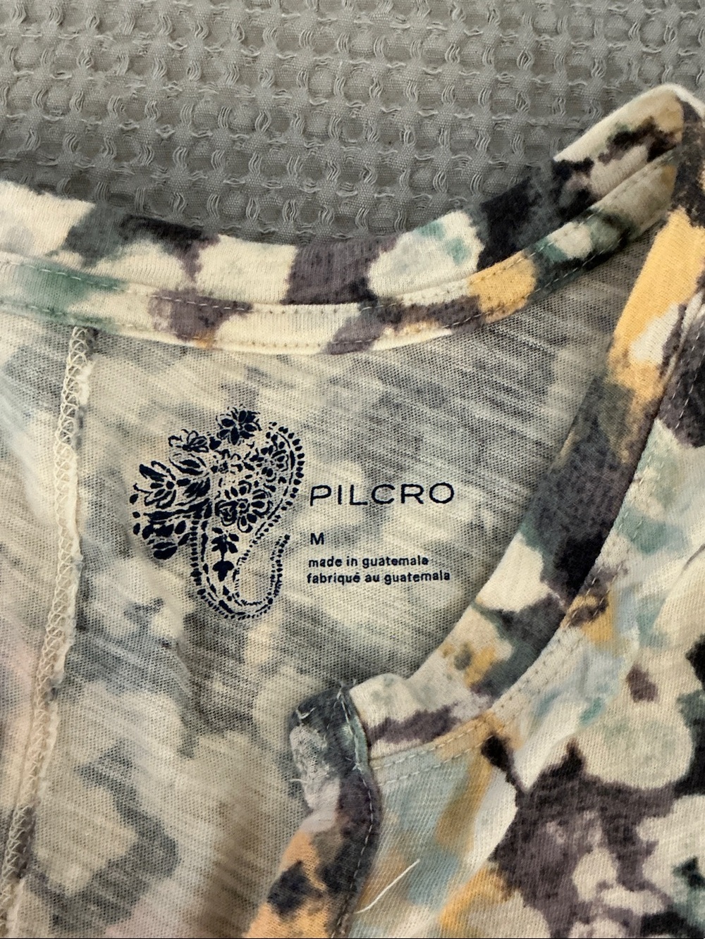 Anthropologie Pilcro Babydoll Henley Tee size Medium - Picture 3 of 8
